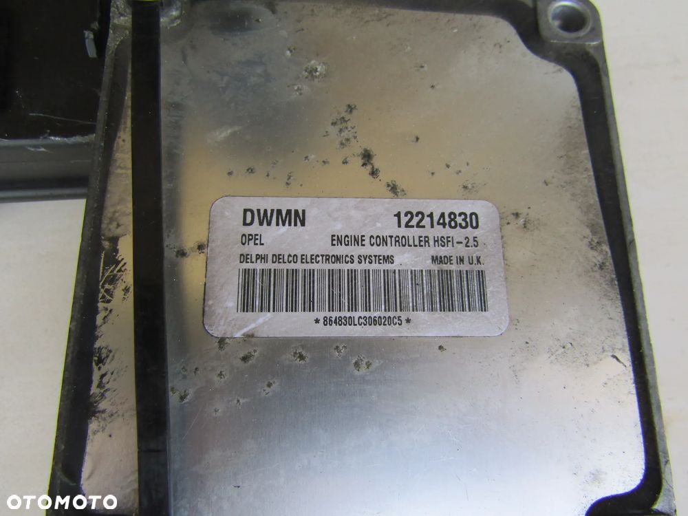 DWMN 12214830 STEROWNIK SILNIKA 1.6 16V OPEL MERIVA A - 2