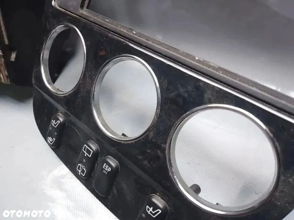 mercedes ml w163 lift final edition dekor ramka schowek roletka ciemne drewno - 4