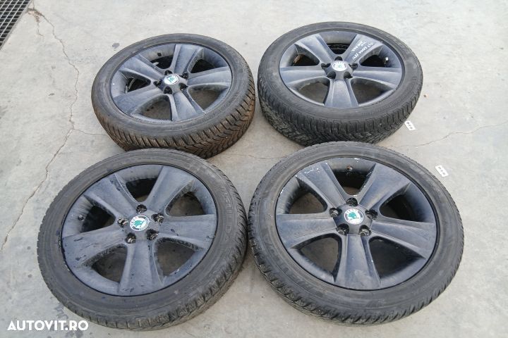Jante aliaj cu anvelope 17 - set 5L0601025B 7.0J17H2 ET45 225/50 R17 - 2