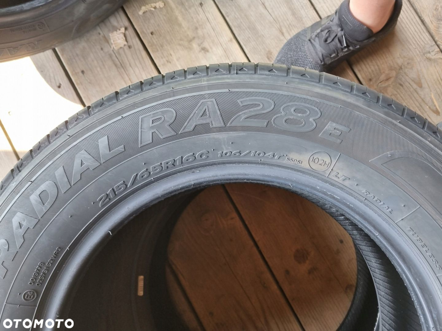 OPONY Hankook Radial RA28E 215/65 R16C 106/104T 2024r.7.5mm jak nowe - 11