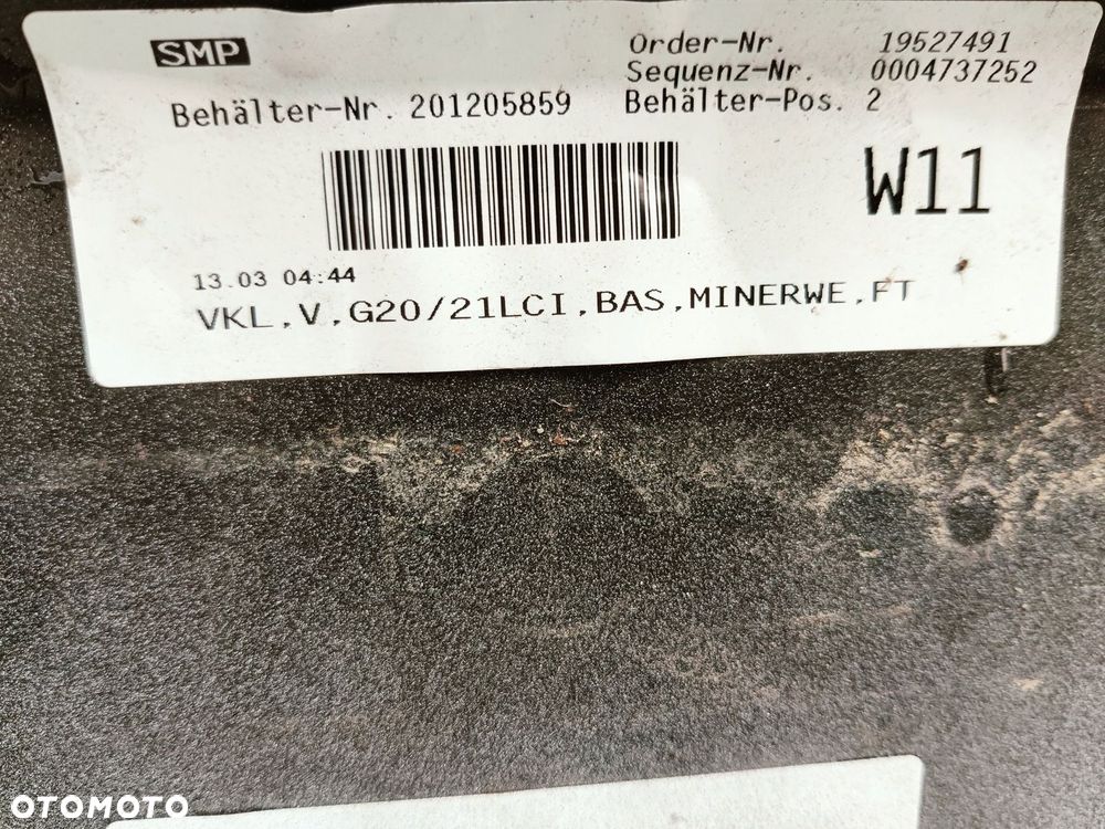 Zderzak Bmw G20 lift biała perła - 8