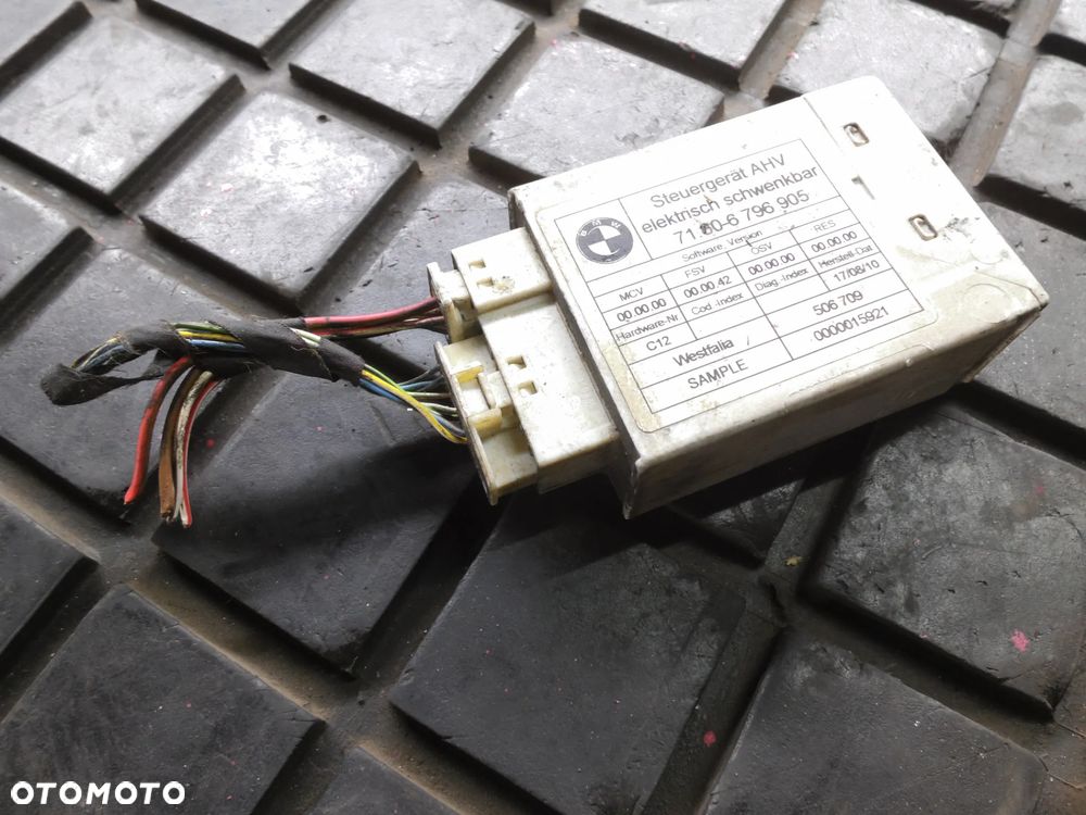 BMW F01 F02 F07 F10 F11 F2X F3X F25 MODUŁ STEROWNIK HAKA ELEKTRYCZNEGO 6796905 - 1