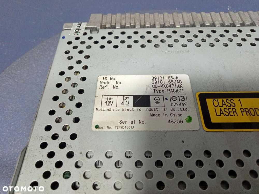 SUZUKI GRAND VITARA II 05- RADIO CD FABRYCZNE 39101-65JA - 6