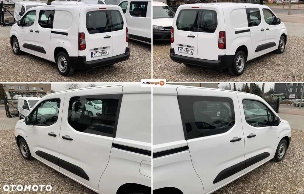 Toyota PROACE CITY BRYGADÓWKA L2H1, VAN 5 osobowy, Homologacja cięż. N1, Duża ład-772kg Koła-16 Skrzynia biegów 6stop. Ściana dział. składana 2x Boczne drzwi - 2