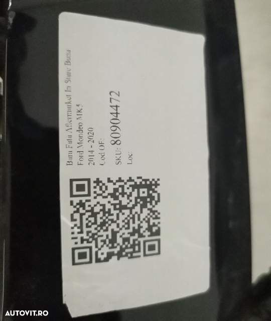 Bara Fata Aftermarket In Stare Buna Ford  Mondeo  MK5 [2014 - 2020] - 7