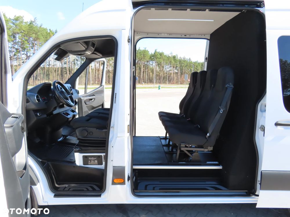 Mercedes-Benz Sprinter 316 CDI 2.2 CDI 163 KM 7G-TRONIC PLUS AUTOMAT, MIXTO Indywidualna Zabudowa, Brygadowy, Doka, Dubel, L2H2 Furgon Blaszak, 5932 mm Dł, Wysoki Dach, FULL LED, Pełna Opcja WYPOSAŻENIA, DRZWI PRZESUWNE Z OBU STRON, HAK 2000 Kg, Rozstaw Osi 3665 mm, Stan Wizualny I Techniczny NOWY Tak Jak Z Taśmy Produkcyjnej Gotowy Dostępny OKAZJA POLECAM - 29