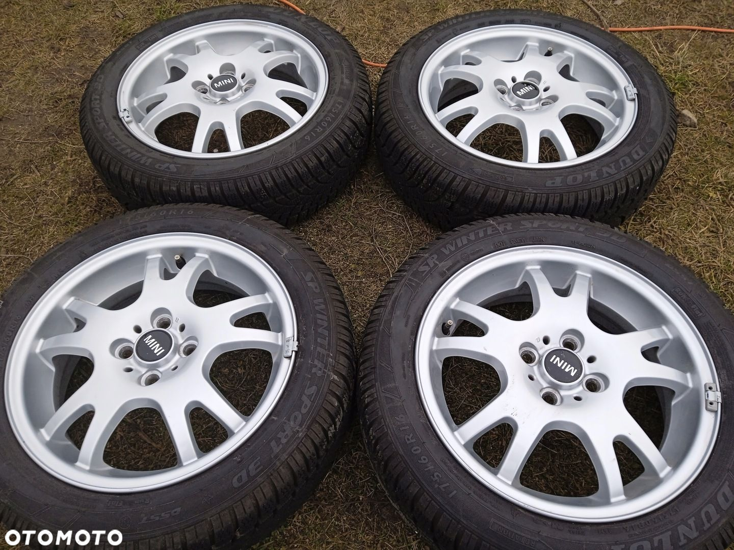 felgi aluminiowe 4x100 Mini R58 R59 Honda Jazz Opony zimowe 175/60 R16 8mm - 2