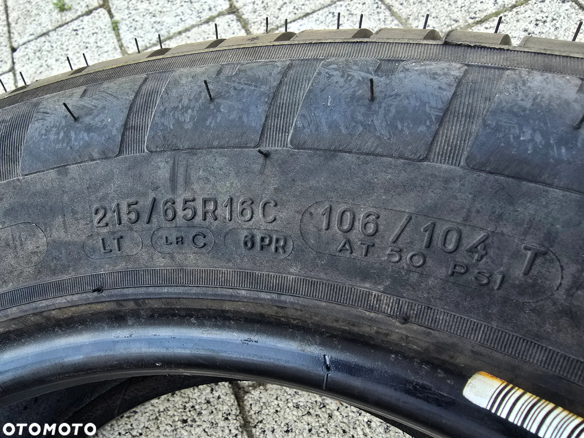 Opona LATO 215/65R16C Michelin Agilis 51 proace espert jumpy scudo zapasowe - 3