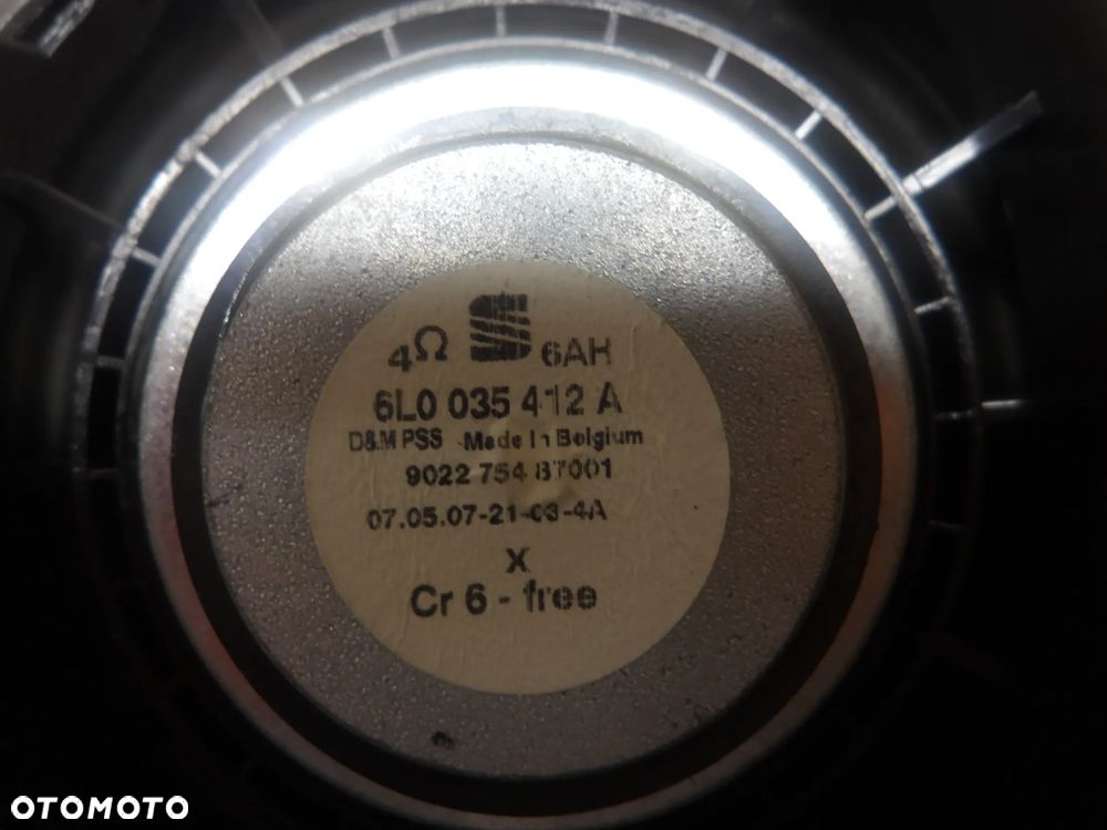 SEAT IBIZA III 06-09 1.4B 3D GŁOŚNIK PRAWY LEWY PRZÓD TYŁ 6LO035412A 6LO035411A - 4