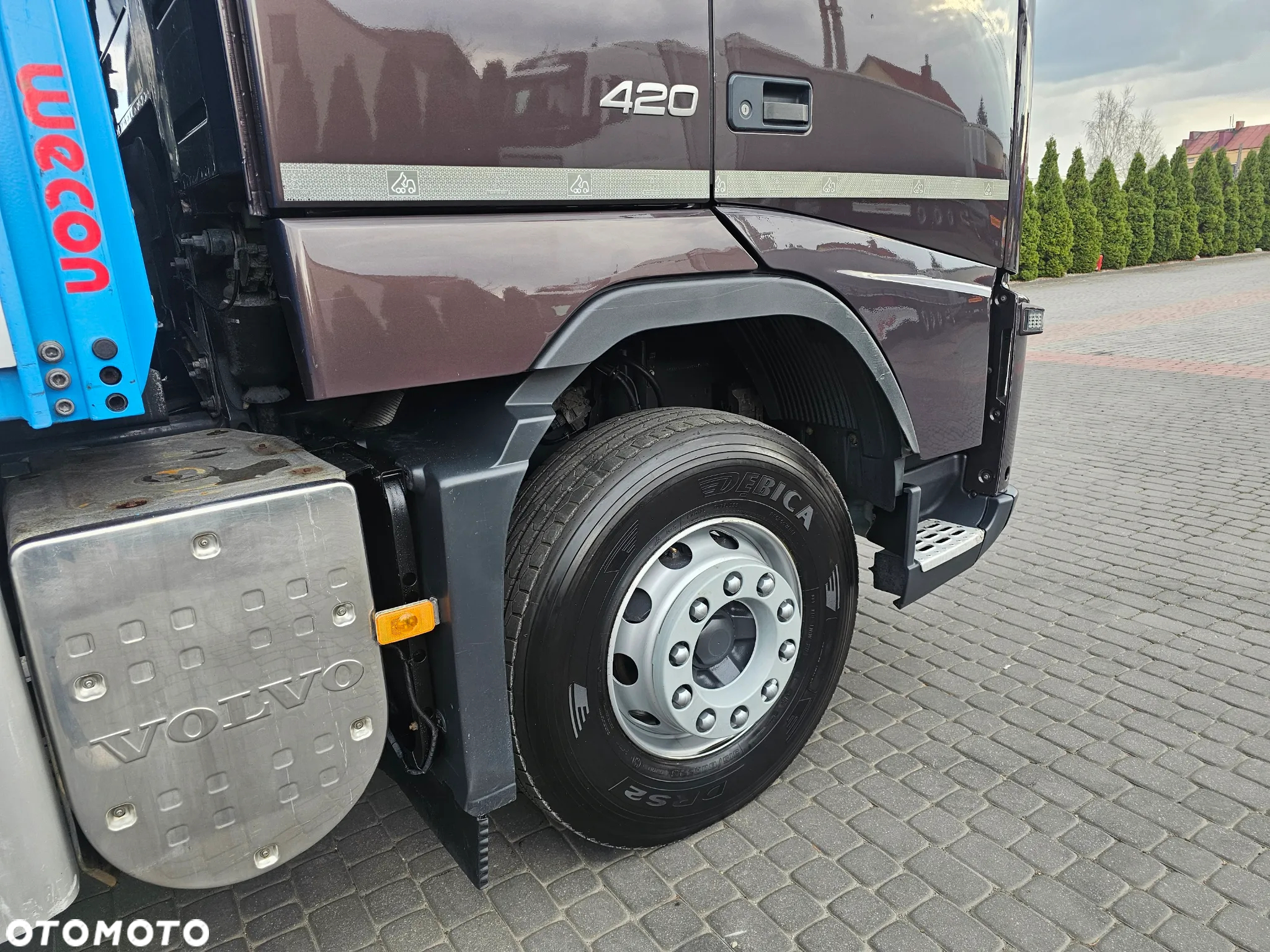 Volvo FH 420 6X4+HDS HMF18000 12,5m Składany w Z - 14