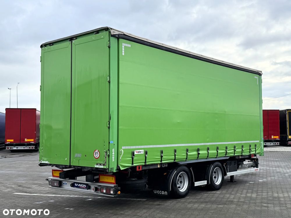 Wecon PRZYCZEPA TANDEM / 7,75 M / OPONY 90% / SUWANY PODNOSZONY DACH / SALON PL - 3