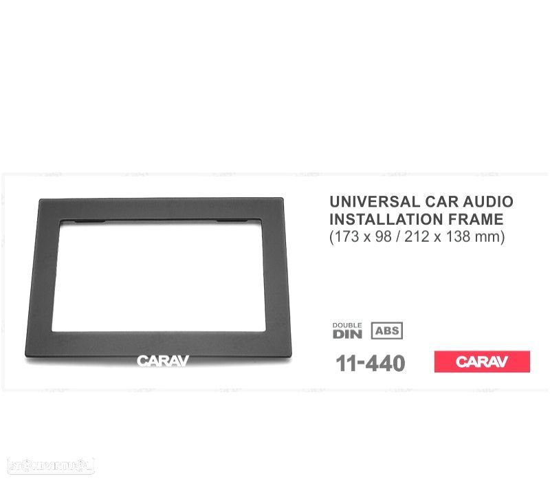 MOLDURA ADAPTADOR UNIVERSAL PARA RADIO 2-DIN 173*98 212*138 MM - 2
