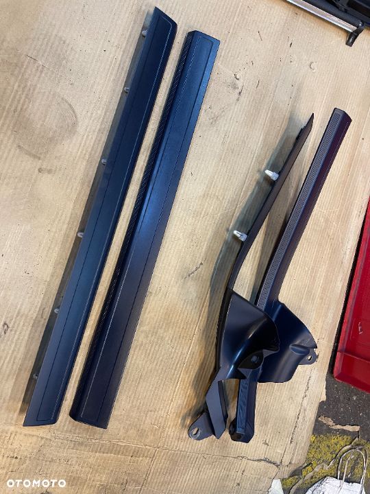 Listwy na progi niebieskie progi Bmw e38 super stan - 6