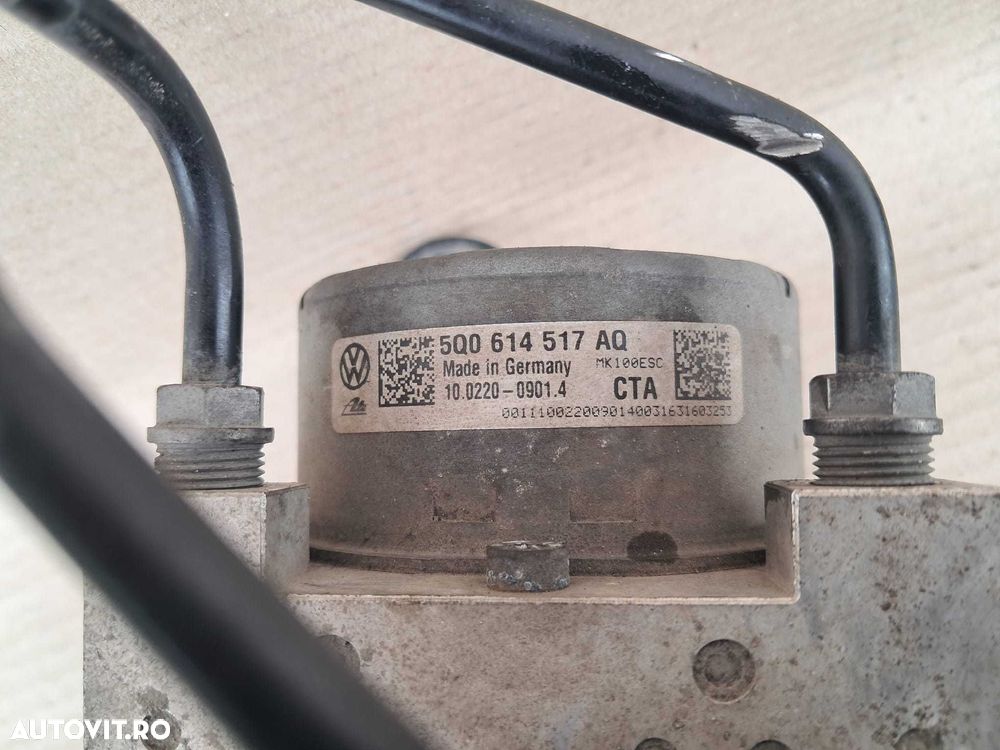 Vw Golf 7 Skoda Octavia 3, pompa centralina unitate ABS, cod 5Q0614517AQ - 2
