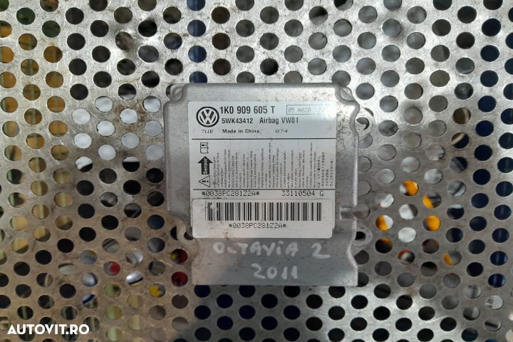 Calculator airbag 1K0909605T 1K0909605T Skoda Octavia 2 [2004 - 2008] - 1