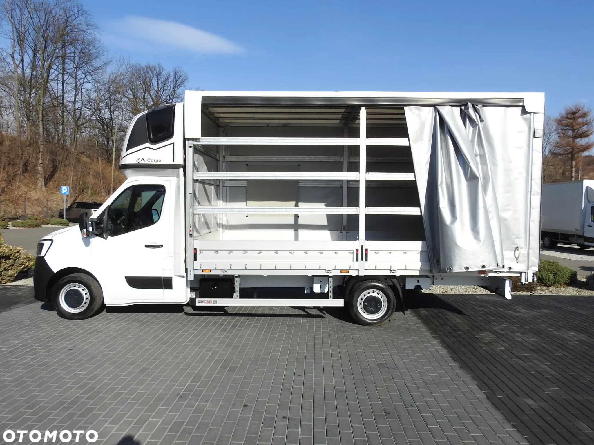 Renault MASTER  PLANDEKA 10 PALET WEBASTO TEMPOMAT LEDY PNEUMATYKA KLIMATYZACJA 165KM [ 045764 ] - 9
