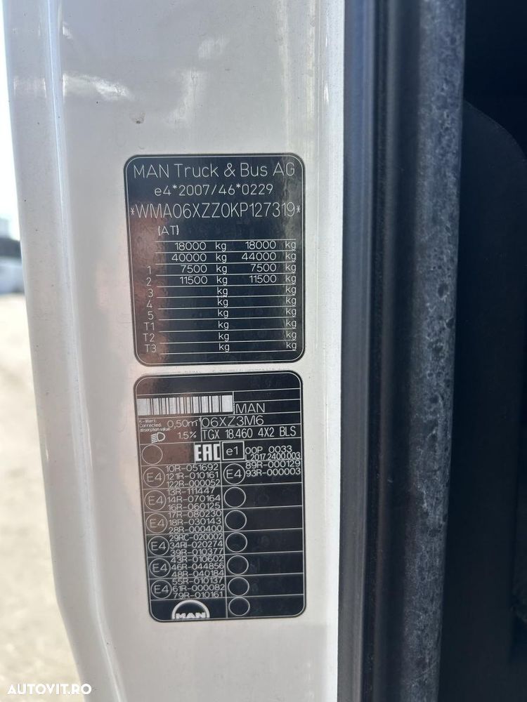 MAN TGX 460, Intarder, Clima stationare, factura externa - 8