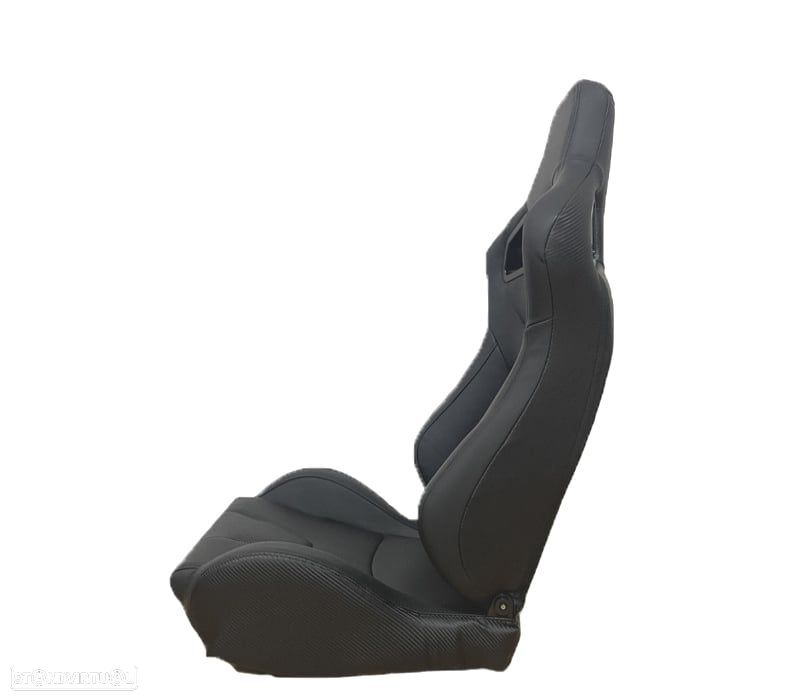 BANCO SEMI BAQUET TIPO RS EM PELE PRETA PELE SINTETICA - 3