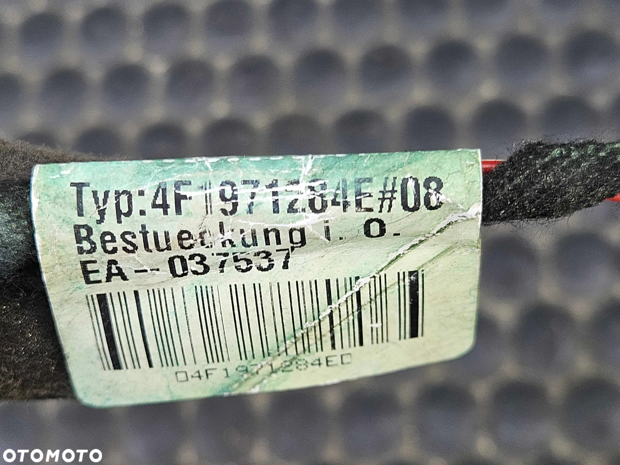 Instalacja 4F1971284E 4F0971379 Wiazka Przewod Wentylator Wentylatorow Kabel Wtyczka 2.7 3.0 TDI V6 Audi A6 C6 - 24