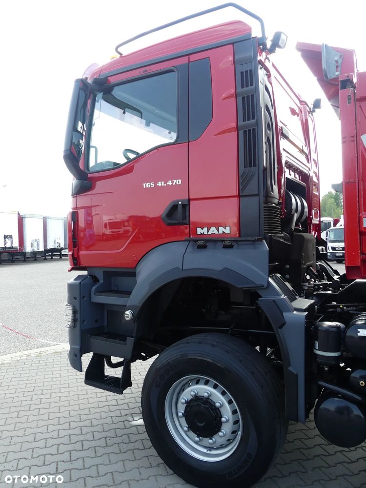 MAN TGS 41.470 / 8x8 / WYWROTKA MEILLER 3-STR HYDROBURTA / MANUAL / - 24