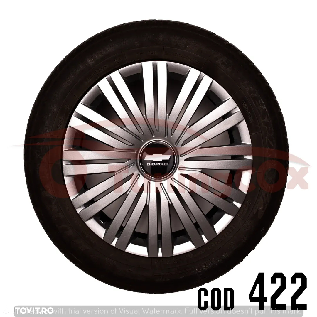 Capace roti CHEVROLET r16  la set de 4 buc ,Capace janata aliaj - 9