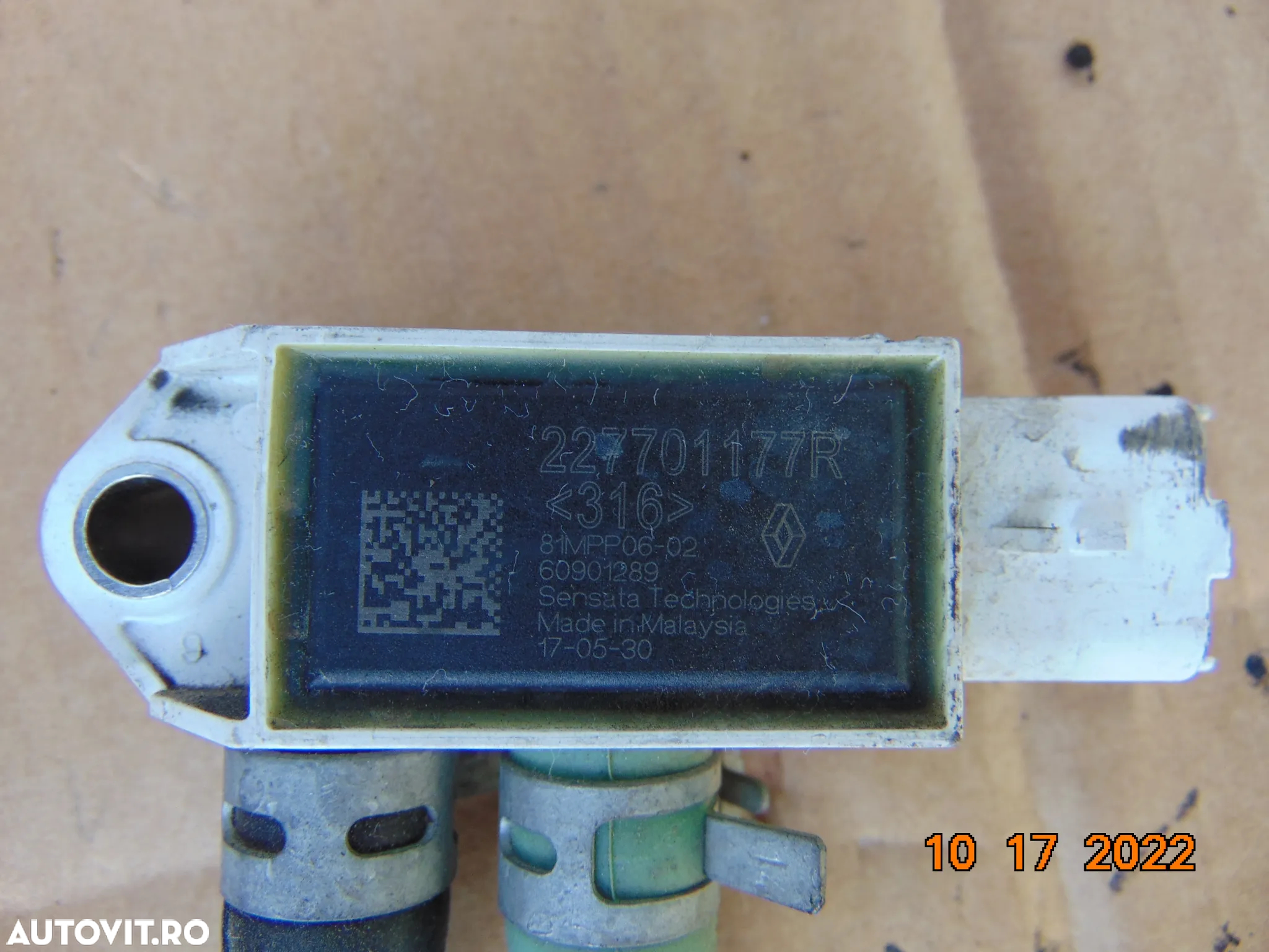 Senzor presiune gaze Renault Clio 4 captur Nissan Qashqai Juke Micra NV200 Kadjar dacia Duster sand - 2