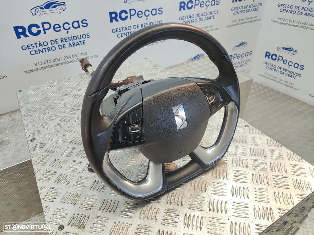 Volante Completo Em Pele Flat Bottom Citroen DS5 - 6