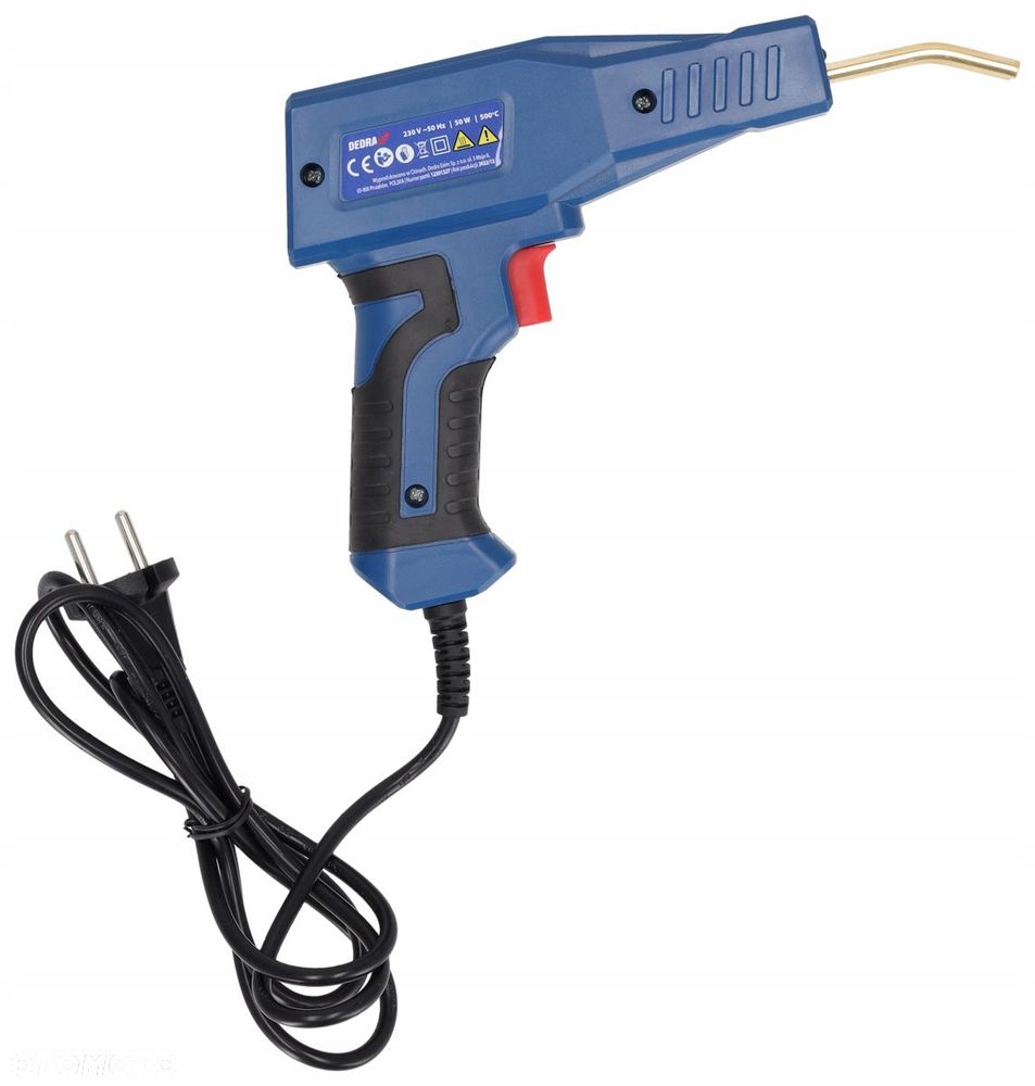 Zgrzewarka do plastiku DEDRA moc 50W max temp. 500 stopni zszywki 4x100 szt - 6