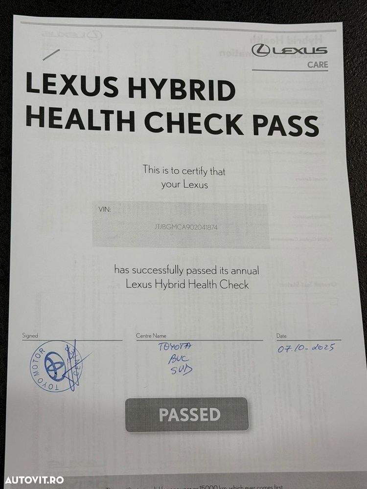 Lexus Seria RX 450h (hybrid) Executive Line - 9