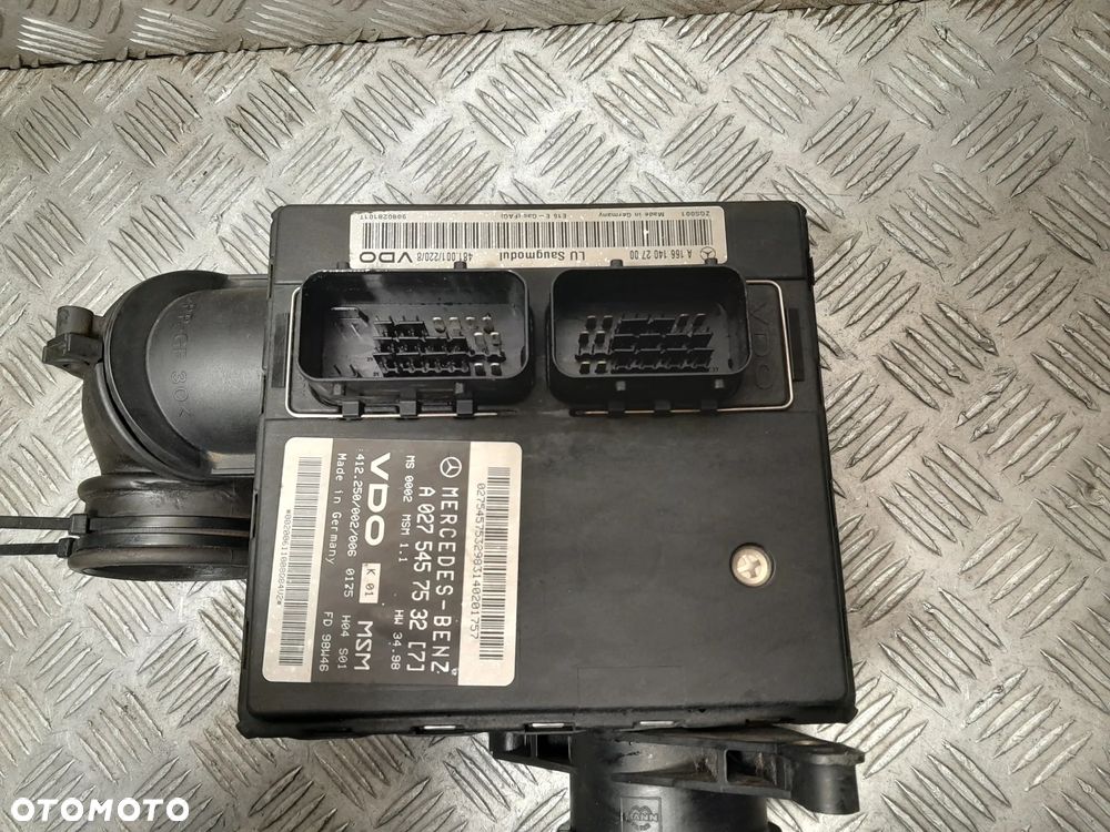 MERCEDES W168 KOMPUTER STEROWNIK SILNIKA A1661402700 - 2