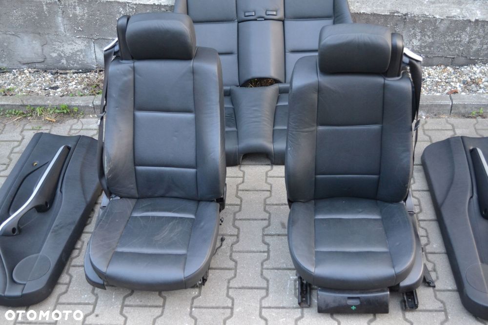 BMW E46 CABRIO FOTELE KANAPA BOCZKI SKÓRA KOMPLET - 2
