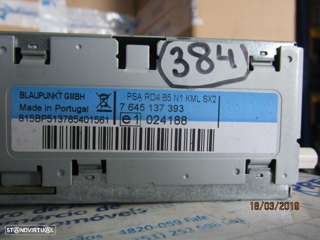 Radios 9664769677 CITROEN C4 2008 BLAUPUNKT RD4N102 CAR 2169 - 3