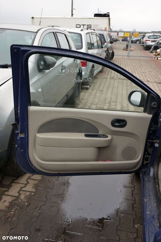 DRZWI PRZEDNIE LEWE TWINGO II OV460  GRANATOWY RENAULT 2007-2014 - 8