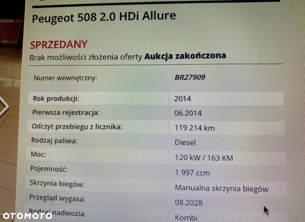 Peugeot 508 SW HDi 160 Allure - 39