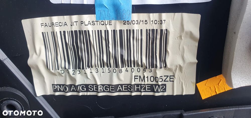 Tapicerka boczek lewy przód przednia lewa Peugeot 508 I Lift Sedan - 8