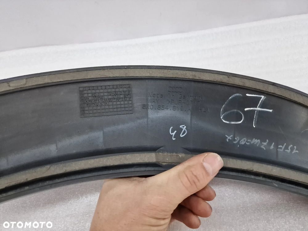 AUDI Q5 OFFROAD 8R0 I / I LIFT 08-15 LEWA TYLNA LISTWA NA BŁOTNIK , NR 8R0854819A , NR AUKCJI NLB82 - 14