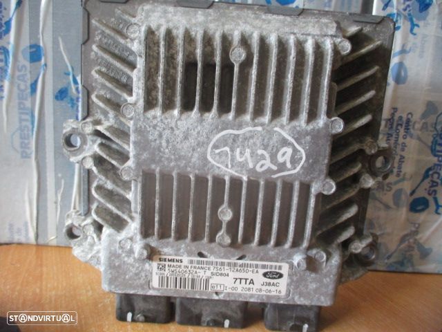 Centralina 7S6112A650EA 6E5T15607BA FORD FIESTA 2008 1.4 TDCI 70CV 0P SIEMENS - 2