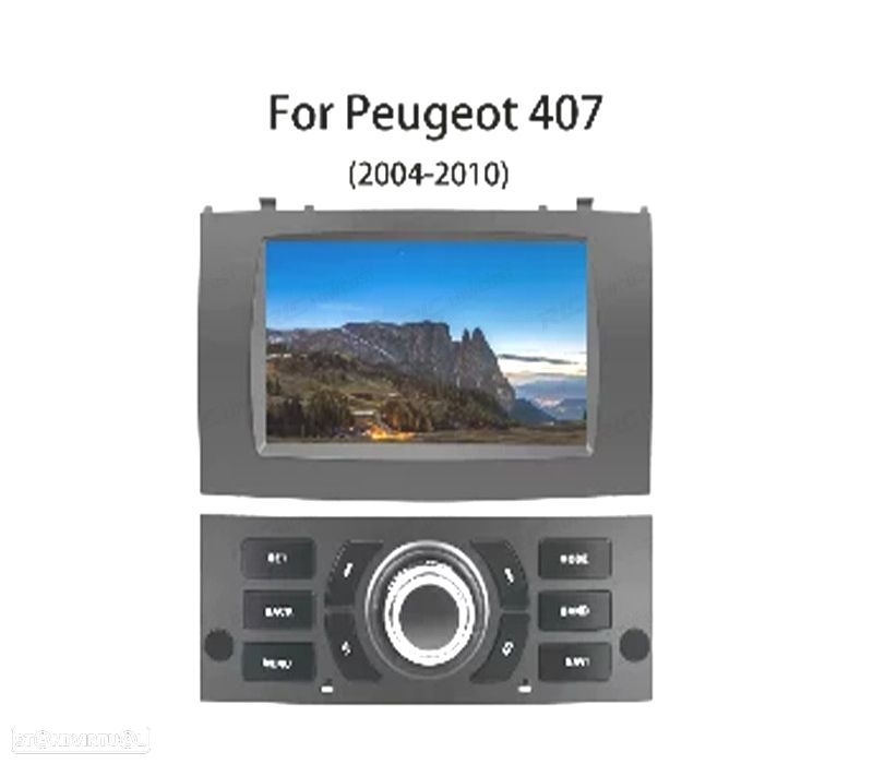 AUTO RÁDIO GPS 7" ANDROID 14 PARA PEUGEOT 407 04 – 10 - 3