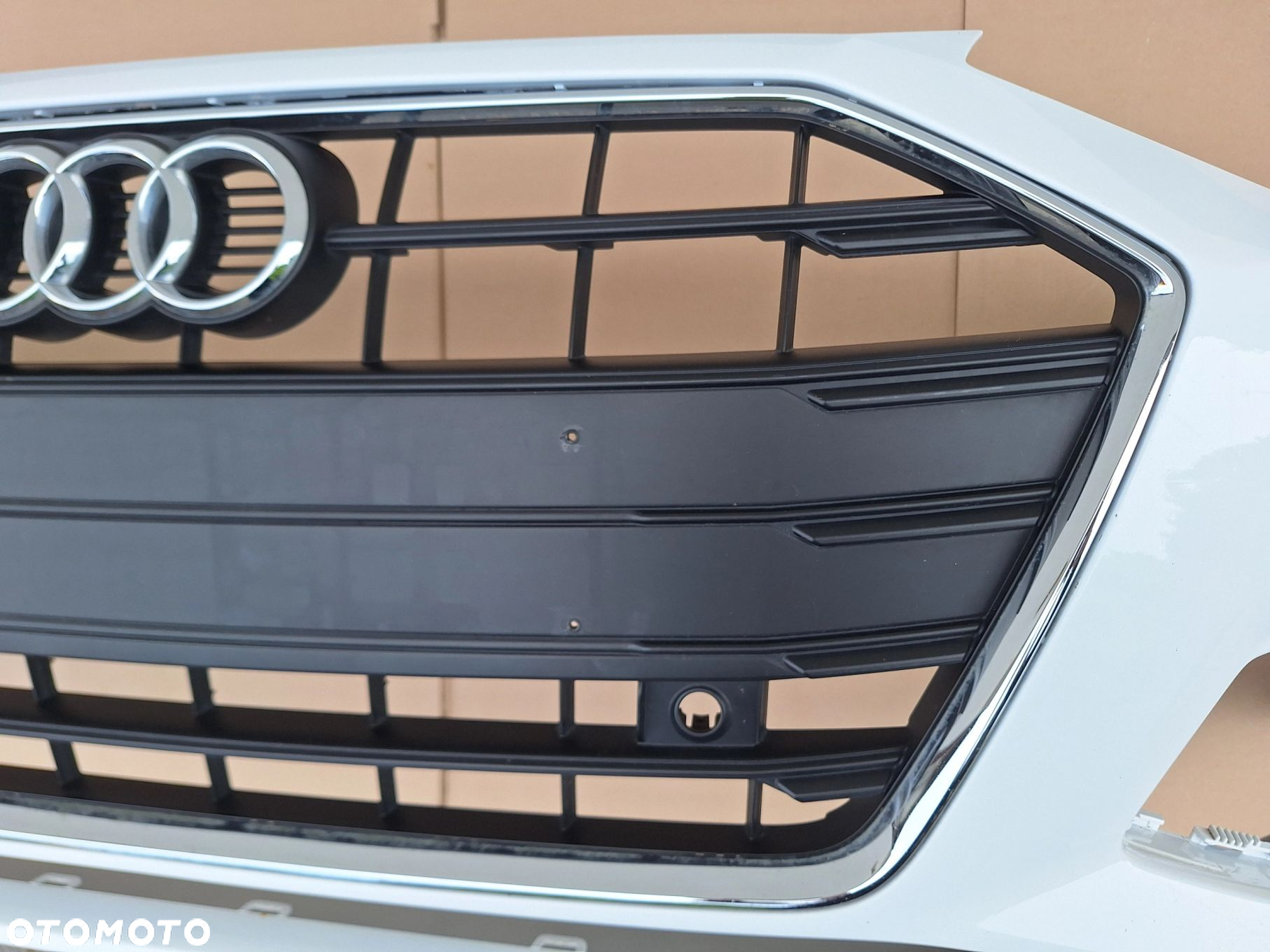 AUDI A4 B9 LIFT 19- 8W0 B.ŁADNY! NIE KLEJONY! ZDERZAK PRZÓD PRZEDNI+CAŁY GRILL ORYG. 8W0807437 WYSYŁKA 24H - 6