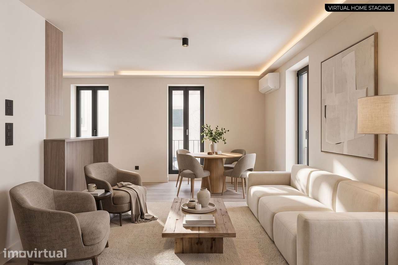 Apartamento T2 + 1 com terraço, Centro Histórico Cascais, Cascais - Grande imagem: 2/36
