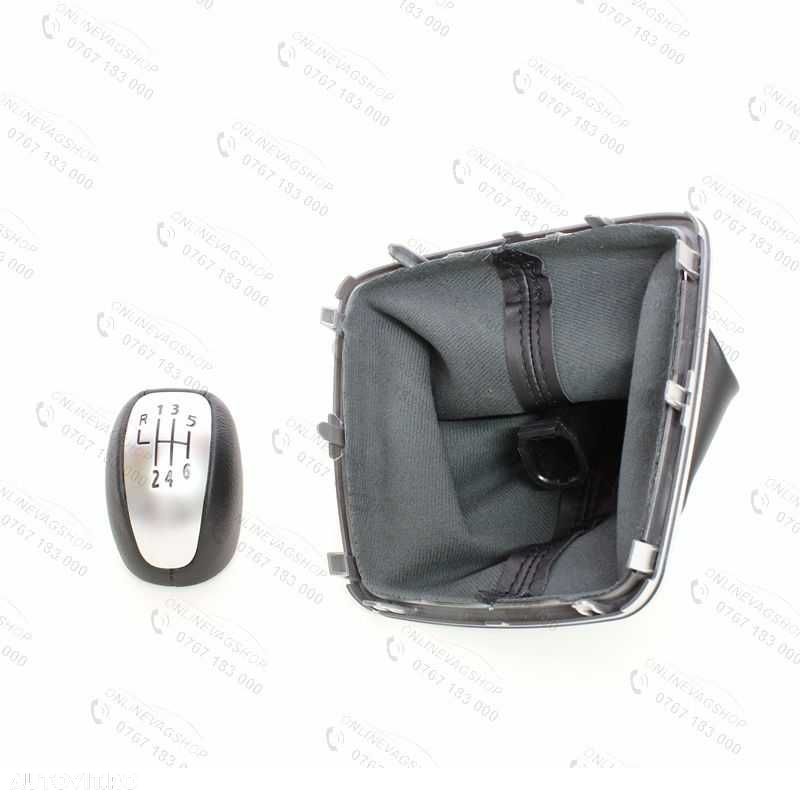 Nuca piele cu manson schimbator Renault Laguna MK3 an 2007-2015 - 4