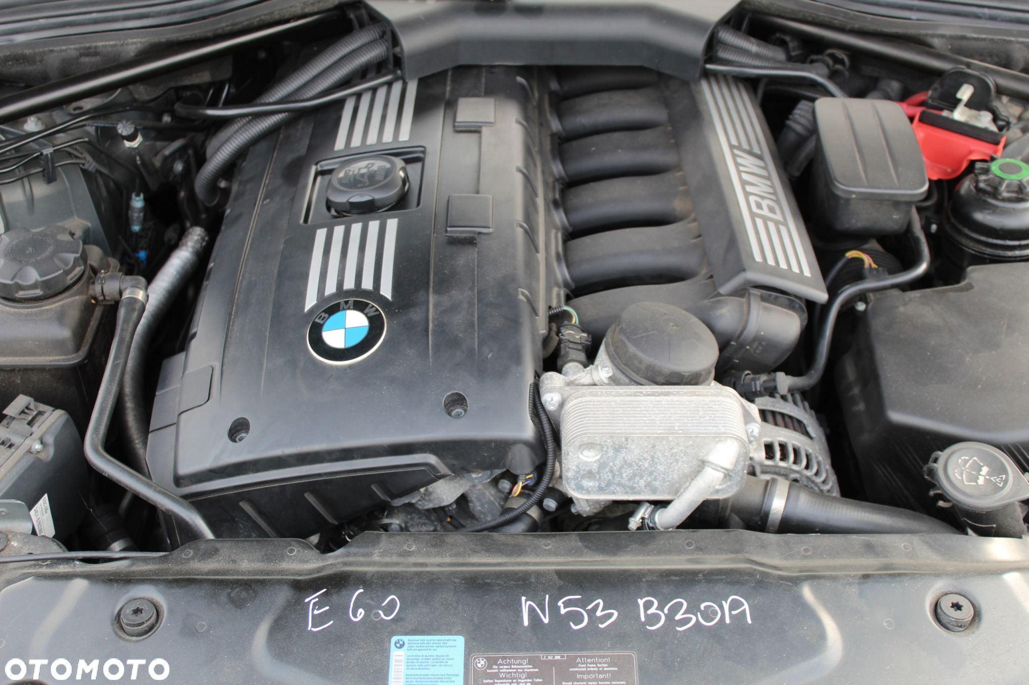 SILNIK SŁUPEK N53B30A 3.0B BMW E90 E91 E92 E60 E63 W AUCIE - 1