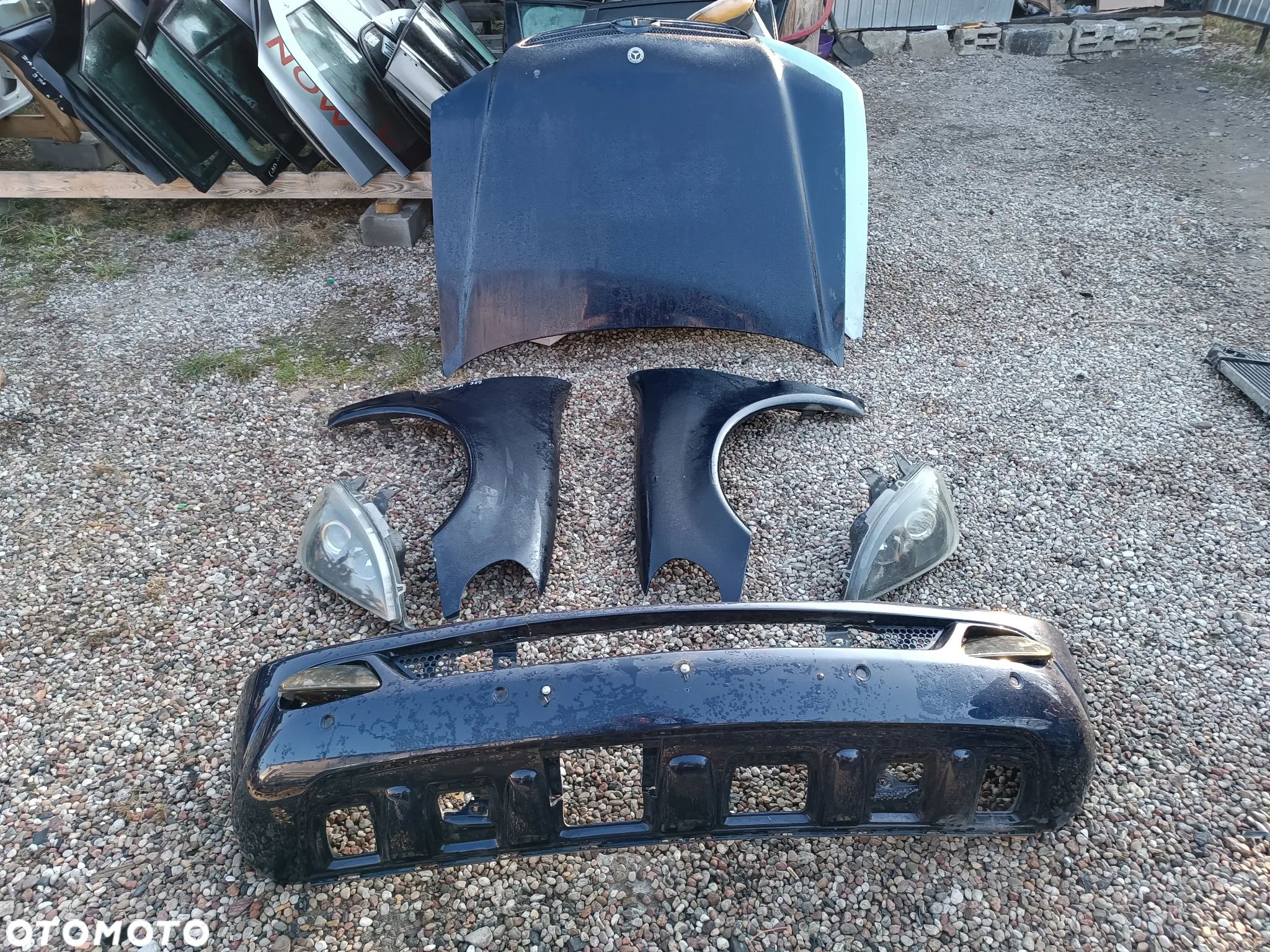 MERCEDES ML W163 LIFT 359 KOMPLET LAMPY PRZOD EUROPA BŁOTNIK LEWY PRAWY - 1