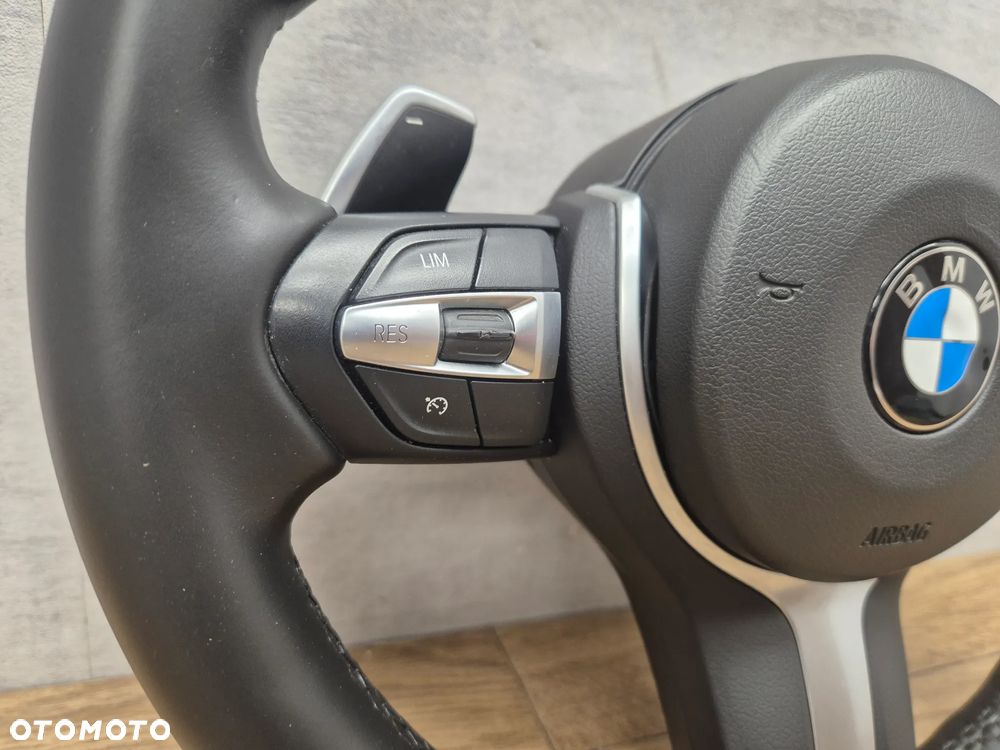 BMW F20 F21 F22 F23 F30 F31 F32 F36 KIEROWNICA M PAKIET PODUSZKA ŁOPATKI TEMPOMAT ŁADNA ORI - 7