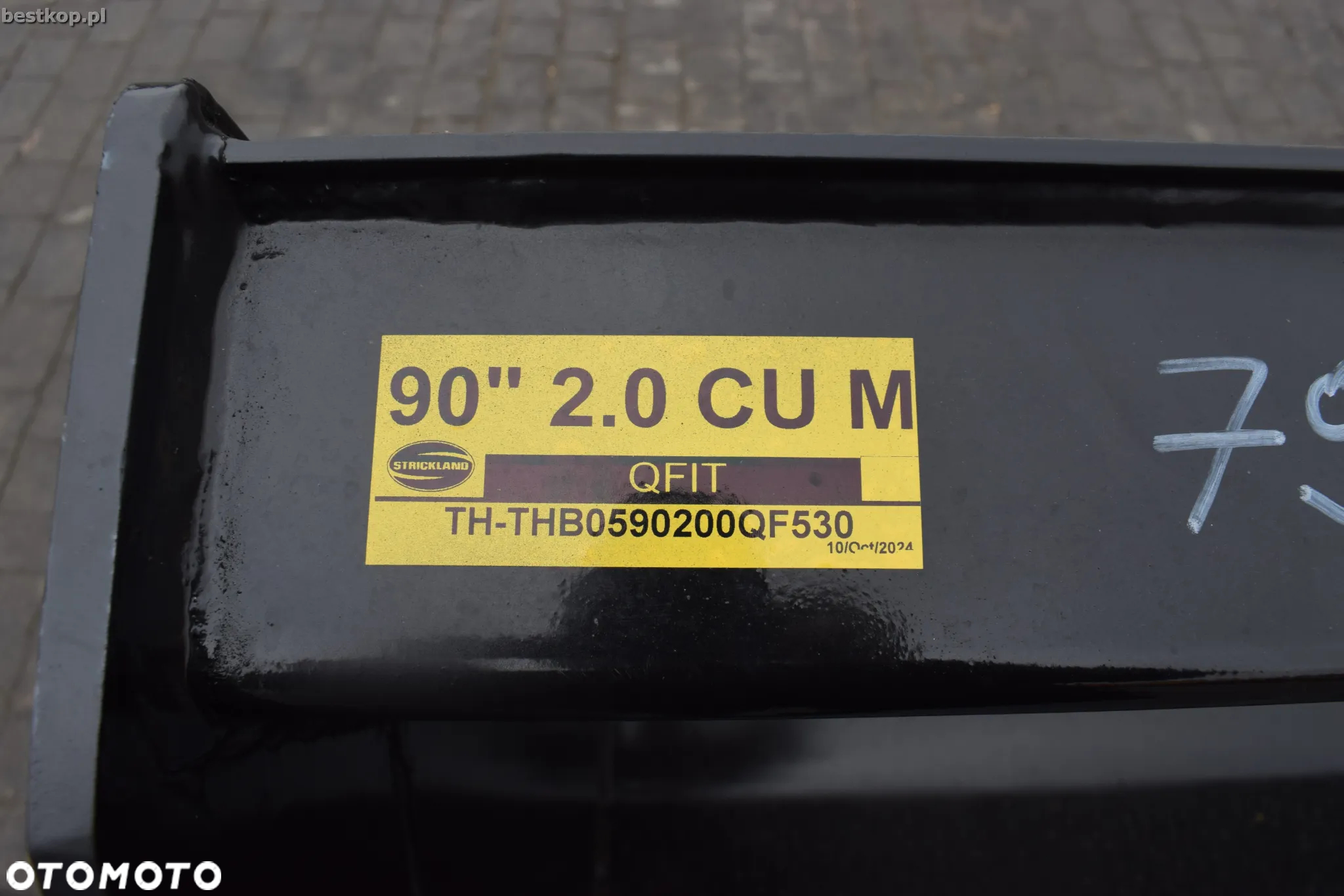 Łyżka ładowarkowa z dwustronnym lemieszem | JCB Q-Fit | 2m3 | 230cm | - 12