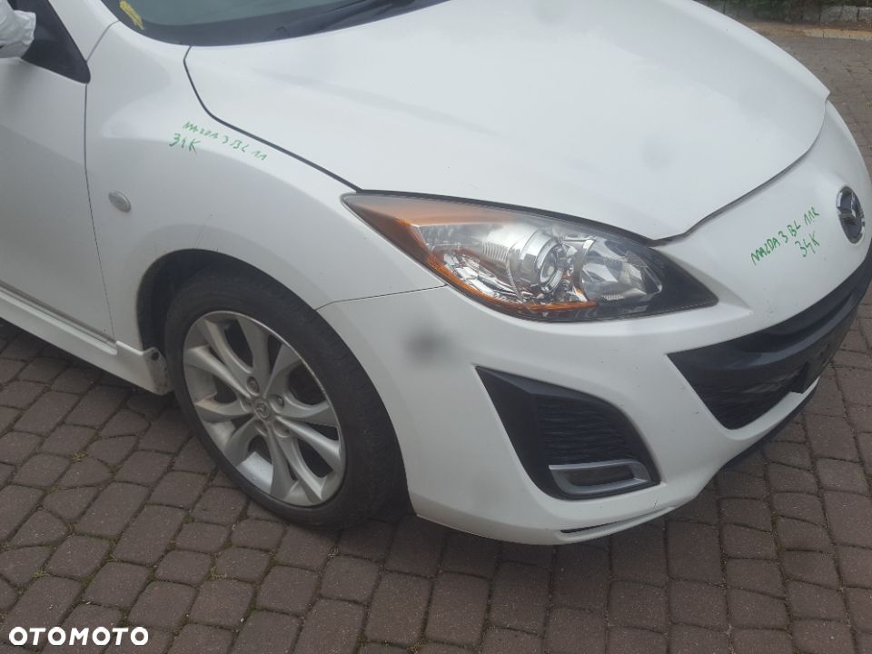 PRZÓD MASKA BŁOTNIK ZDERZAK MAZDA 3 BL SPORT LIFT 09-13 34K - 2
