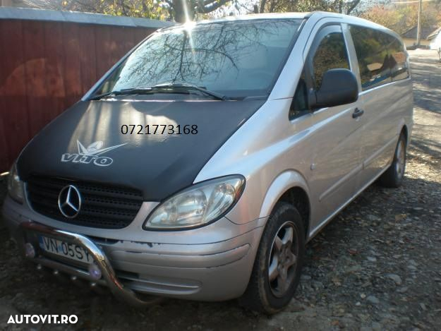 Manere usi inox Mercedes VITO W639 2004-2013 husa capota,oglinzi cromate - 8