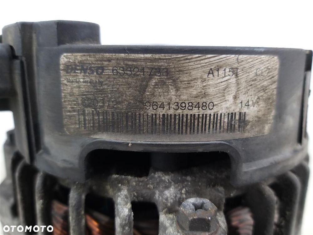 Alternator PEUGEOT 206 Citroen Xsara Picasso 1.4 B 1.6 B DENSO 9641398480 - 2