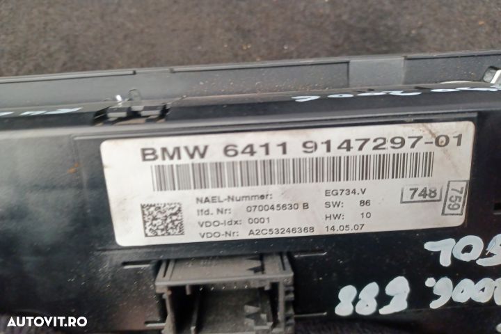 Comanda AC 9147297 9147297-01 9147297 9147297-01 BMW Seria 3 E90 [200 - 4