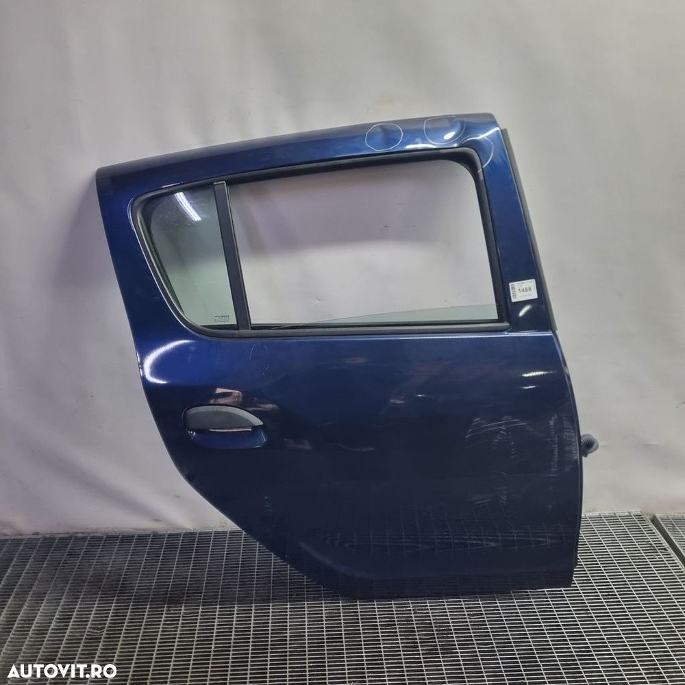 Usa Dreapta Spate Dacia Sandero 2 Facelift 2016 - 2020 Hatchback 4 Usi BLUE TERPR (1488) - 1